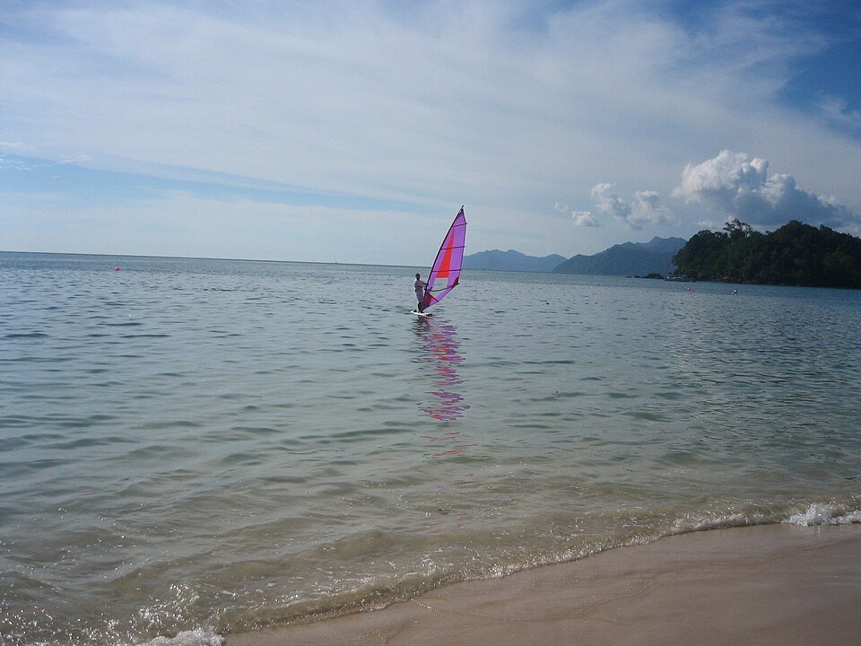 Beach and calm sea at The Datai, Langkawi